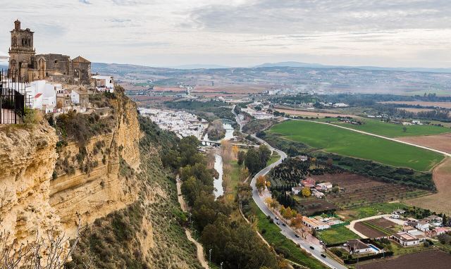 Arcos de la Frontera desde el balcón de la Peña Nueva