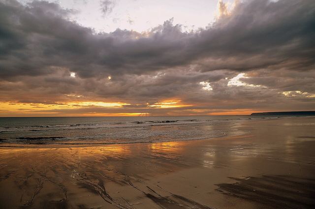 Atardecer en la playa de Zahara de los Atunes